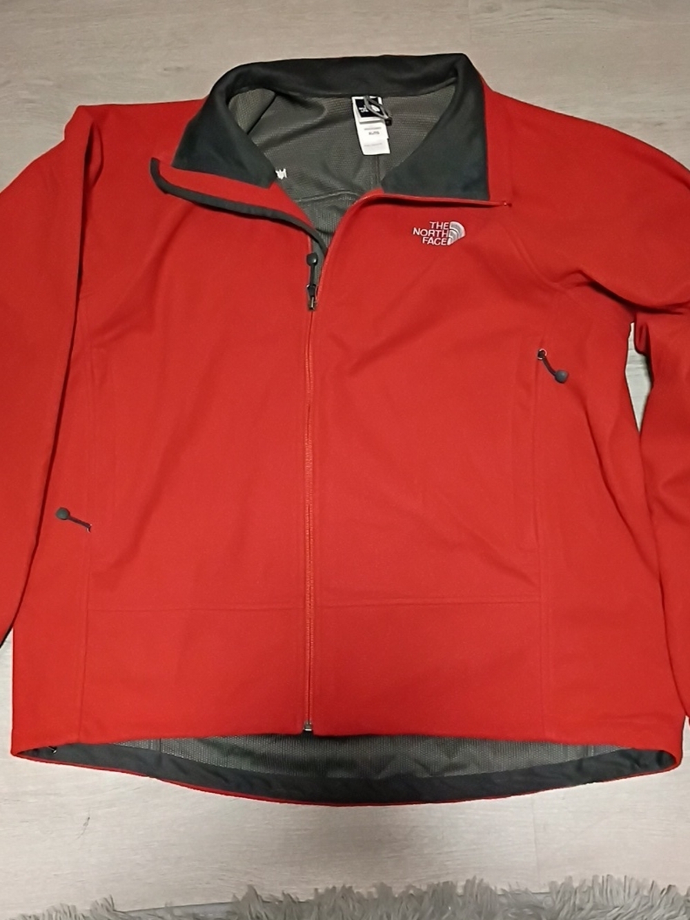 The North Face Men's Red Zip-Front Fleece